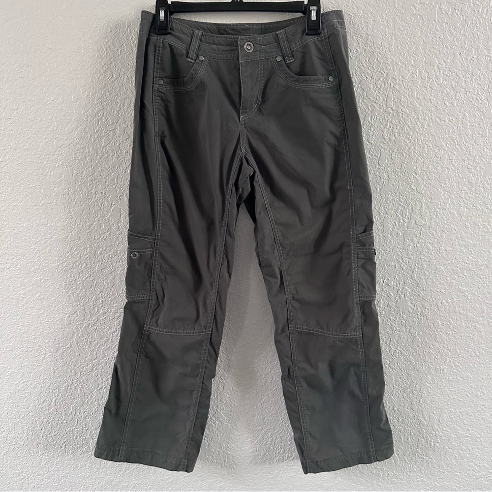 KÜHL Gray‎ Hiking Pants Women's 6 Short Cargo Outdoor Trail Stretch